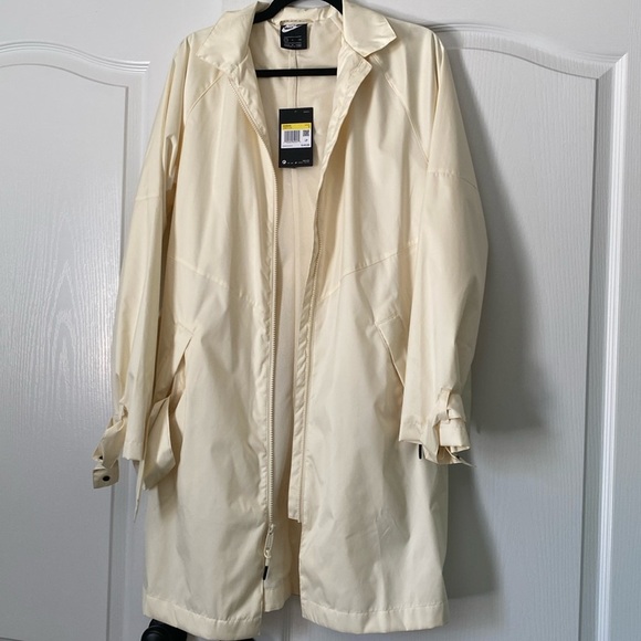 Nike Loose Fit Oversized Windbreaker Raincoat Jacket Women’s Size S - Picture 1 of 6